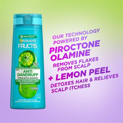 Garnier Fructis Antidandruff Citrus Detox Shampoo Sampon 250 ml