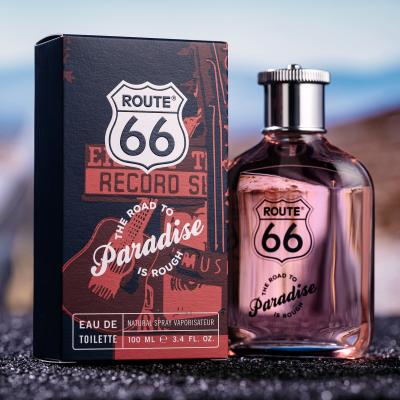 Route 66 The Road To Paradise Is Rough Eau de Toilette férfiaknak 100 ml