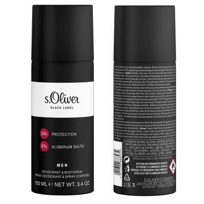 s.Oliver Black Label Dezodor férfiaknak 150 ml