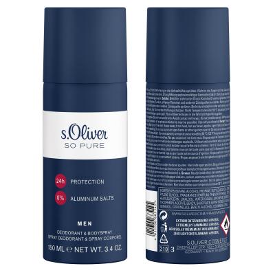 s.Oliver So Pure Dezodor férfiaknak 150 ml