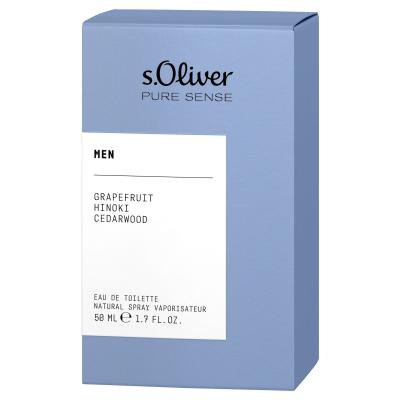 s.Oliver Pure Sense Eau de Toilette férfiaknak 50 ml