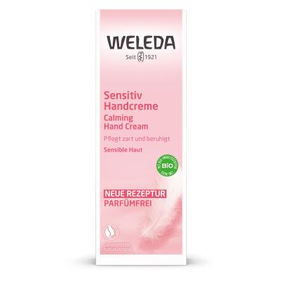 Weleda Sensitive Calming Hand Cream Kézkrém nőknek 50 ml