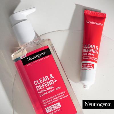 Neutrogena Clear &amp; Defend+ Daily Serum Arcszérum 30 ml