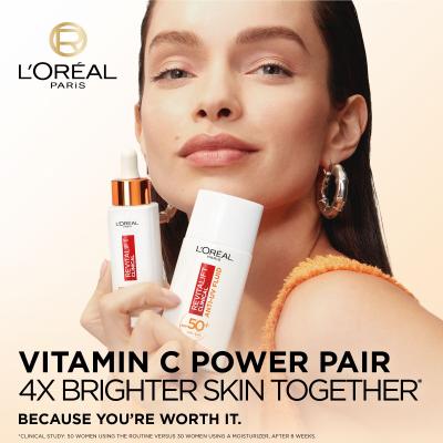 L&#039;Oréal Paris Revitalift Clinical Pure 12% Vitamin C Ajándékcsomagok Revitalift Clinical Vitamin C Serum arcszérum 30 ml + Revitalift Clinical Vitamin C Anti-UV Fluid SPF50 nappali arckrém 50 ml