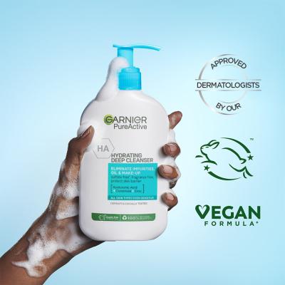 Garnier Pure Active Hydrating Deep Cleanser Arctisztító gél 250 ml