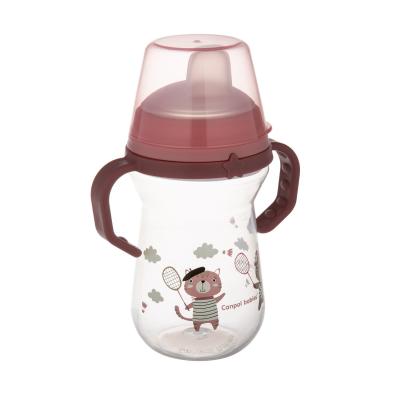 Canpol babies Bonjour Paris First Cup Pink 6m+ Kis bögre gyermekeknek 250 ml