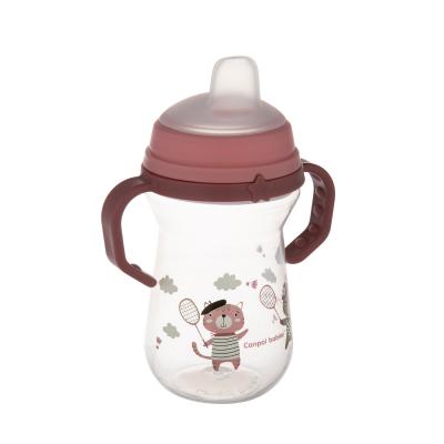 Canpol babies Bonjour Paris First Cup Pink 6m+ Kis bögre gyermekeknek 250 ml