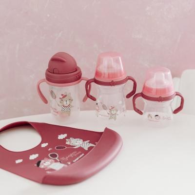 Canpol babies Bonjour Paris First Cup Pink 6m+ Kis bögre gyermekeknek 250 ml