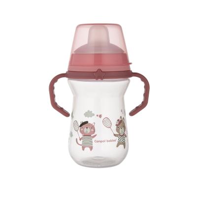 Canpol babies Bonjour Paris First Cup Pink 6m+ Kis bögre gyermekeknek 250 ml