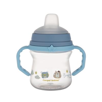 Canpol babies Bonjour Paris First Cup Blue 6m+ Kis bögre gyermekeknek 150 ml