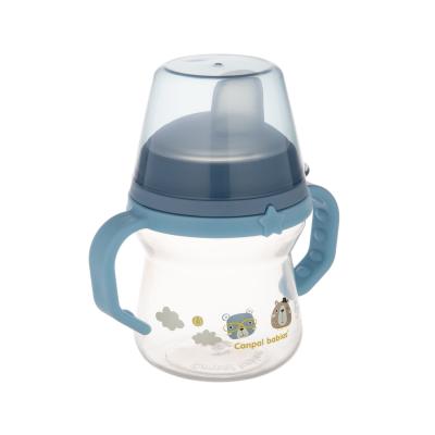 Canpol babies Bonjour Paris First Cup Blue 6m+ Kis bögre gyermekeknek 150 ml