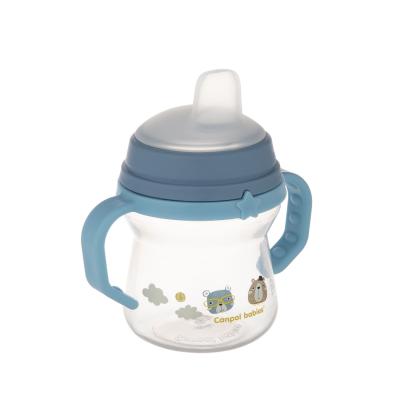 Canpol babies Bonjour Paris First Cup Blue 6m+ Kis bögre gyermekeknek 150 ml