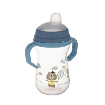 Canpol babies Bonjour Paris First Cup Blue 6m+ Kis bögre gyermekeknek 250 ml