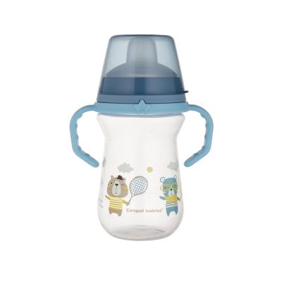 Canpol babies Bonjour Paris First Cup Blue 6m+ Kis bögre gyermekeknek 250 ml