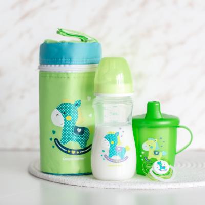 Canpol babies Toys Non-Spill Cup Green 9m+ Kis bögre gyermekeknek 250 ml