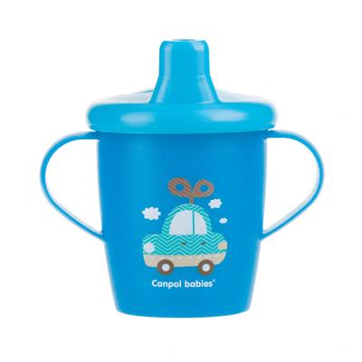 Canpol babies Toys Non-Spill Cup Blue 9m+ Kis bögre gyermekeknek 250 ml