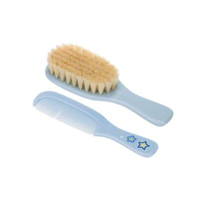 Canpol babies Newborn Baby Baby Brush With Comb Stars Hajfésű gyermekeknek Szett