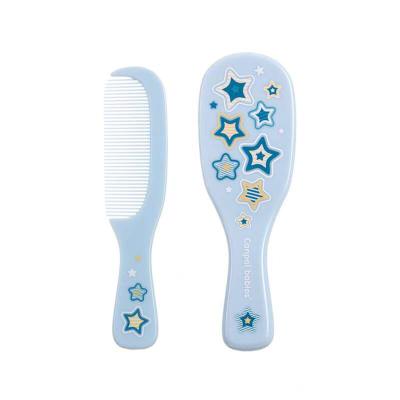 Canpol babies Newborn Baby Baby Brush With Comb Stars Hajfésű gyermekeknek Szett