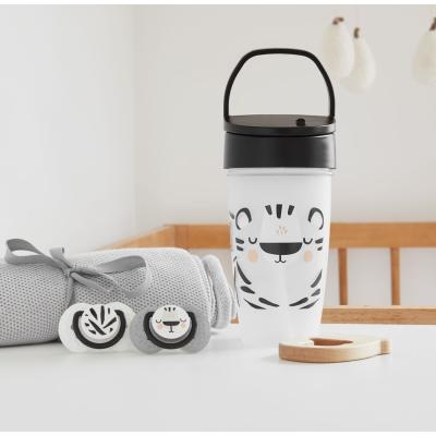 LOVI Salt&amp;Pepper Cup With Straw Kis bögre gyermekeknek 350 ml