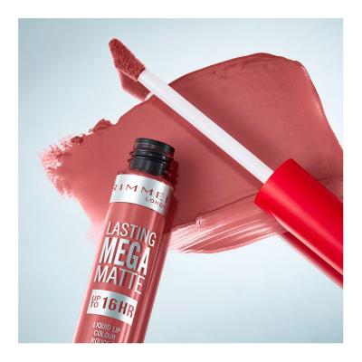 Rimmel London Lasting Mega Matte Liquid Lip Colour Rúzs nőknek 7,4 ml Változat Rose &amp; Shine