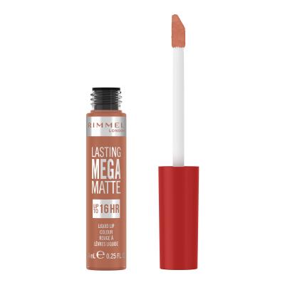 Rimmel London Lasting Mega Matte Liquid Lip Colour Rúzs nőknek 7,4 ml Változat Be My Baby