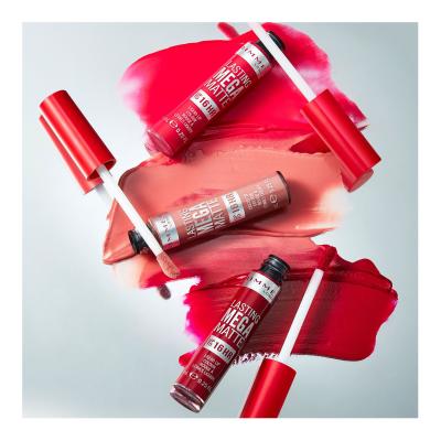 Rimmel London Lasting Mega Matte Liquid Lip Colour Rúzs nőknek 7,4 ml Változat Scarlet Flames