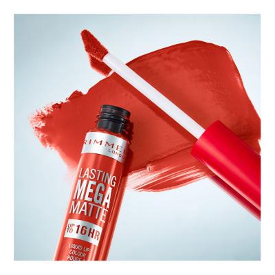 Rimmel London Lasting Mega Matte Liquid Lip Colour Rúzs nőknek 7,4 ml Változat Scarlet Flames