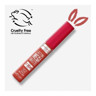 Rimmel London Lasting Mega Matte Liquid Lip Colour Rúzs nőknek 7,4 ml Változat Scarlet Flames