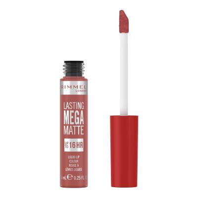 Rimmel London Lasting Mega Matte Liquid Lip Colour Rúzs nőknek 7,4 ml Változat Pink Blink