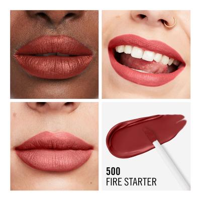 Rimmel London Lasting Mega Matte Liquid Lip Colour Rúzs nőknek 7,4 ml Változat Fire Starter