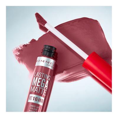 Rimmel London Lasting Mega Matte Liquid Lip Colour Rúzs nőknek 7,4 ml Változat Ravishing Rose