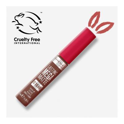 Rimmel London Lasting Mega Matte Liquid Lip Colour Rúzs nőknek 7,4 ml Változat Lovebite