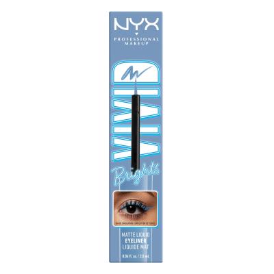 NYX Professional Makeup Vivid Brights Szemhéjtus nőknek 2 ml Változat 05 Cobalt Crush