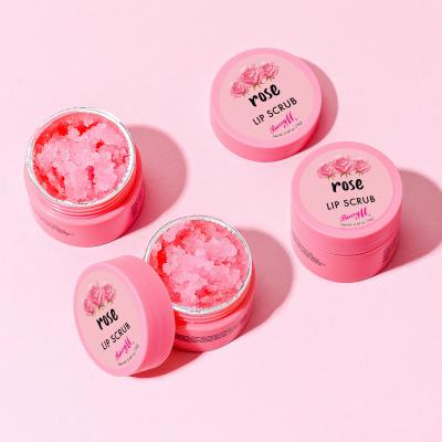 Barry M Lip Scrub Rose Bőrradír nőknek 14 g