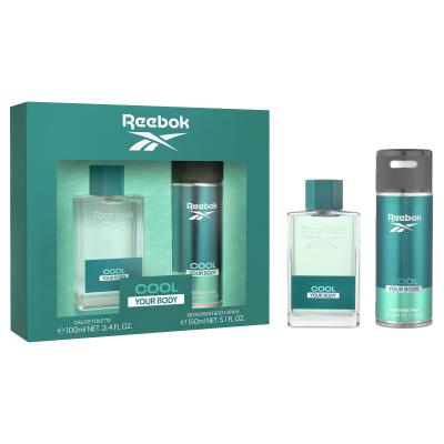 Reebok Cool Your Body Ajándékcsomagok eau de toilette 100 ml + dezodor 150 ml