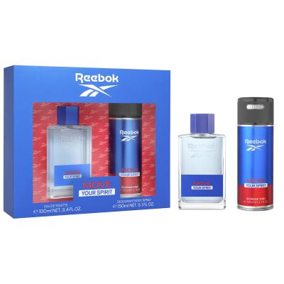 Reebok Move Your Spirit Ajándékcsomagok eau de toilette 100 ml + dezodor 150 ml