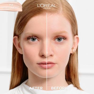 L&#039;Oréal Paris True Match Nude Plumping Tinted Serum Alapozó nőknek 30 ml Változat 1-2 Rosy Light