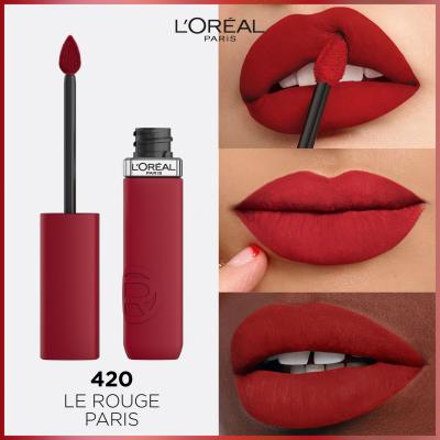 L&#039;Oréal Paris Infaillible Matte Resistance Lipstick Rúzs nőknek 5 ml Változat 420 Le Rouge Paris