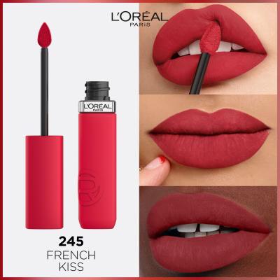 L&#039;Oréal Paris Infaillible Matte Resistance Lipstick Rúzs nőknek 5 ml Változat 245 French Kiss