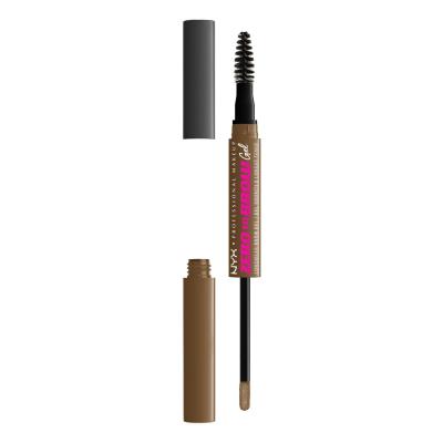 NYX Professional Makeup Zero To Brow Szemöldökformázó zselé és pomádé nőknek 2 ml Változat 03 Taupe