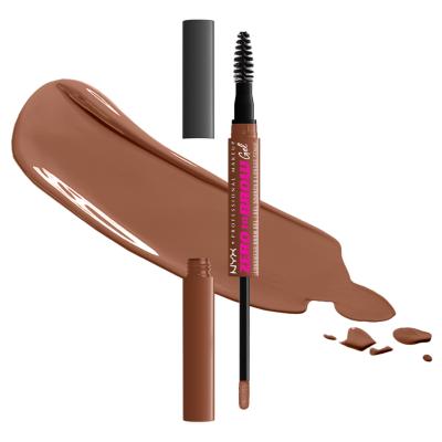 NYX Professional Makeup Zero To Brow Szemöldökformázó zselé és pomádé nőknek 2 ml Változat 04 Auburn