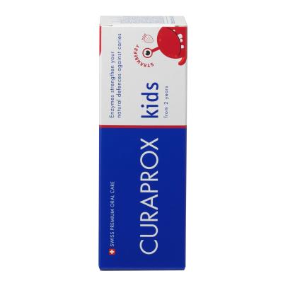 Curaprox Kids Strawberry Toothpaste 2+ Fogkrém gyermekeknek 60 ml