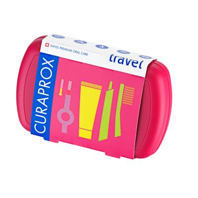 Curaprox Travel Set Red Fogkefe Szett