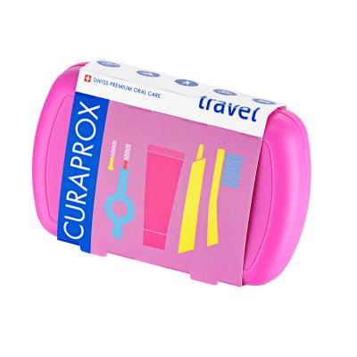 Curaprox Travel Set Pink Fogkefe Szett