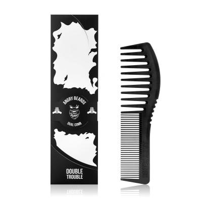 Angry Beards Dual Comb Double Trouble Szakállkefe férfiaknak 1 db