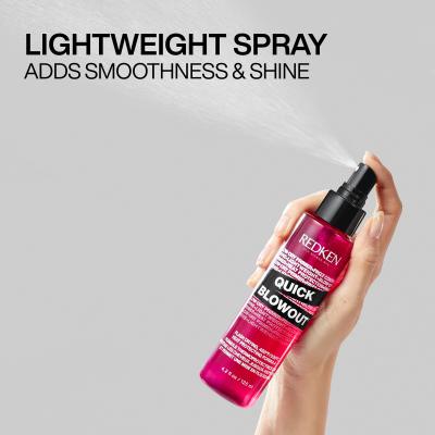 Redken Quick Blowout Lightweight Blow Dry Primer Spray Hőkezelt hajra nőknek 125 ml