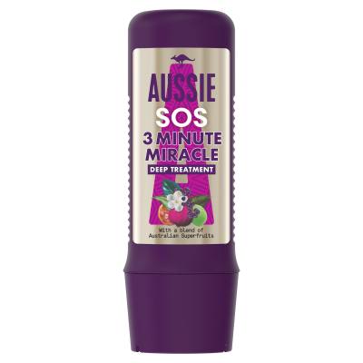 Aussie SOS 3 Minute Miracle Deep Treatment Hajpakolás nőknek 225 ml