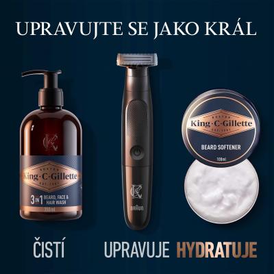 Gillette King C. Soft Beard Balm Szakállbalzsam férfiaknak 100 ml