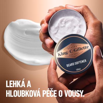 Gillette King C. Soft Beard Balm Szakállbalzsam férfiaknak 100 ml