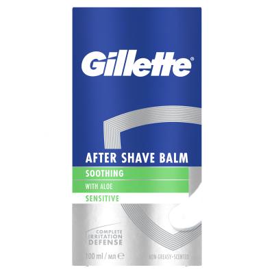 Gillette Sensitive After Shave Balm Borotválkozás utáni balzsam férfiaknak 100 ml